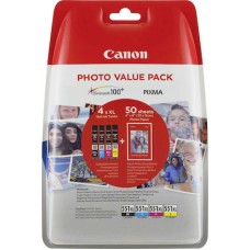 Canon CLI-551 XL C/M/Y/BK Photo Value Pack (6443B006)